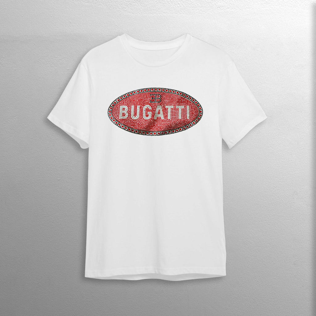 T-Shirt Emblem Rhinestone Bugatti - Deville Apparel